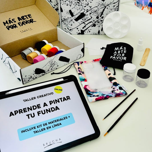 Taller Online y Kit de materiales - Pinta tu propia funda