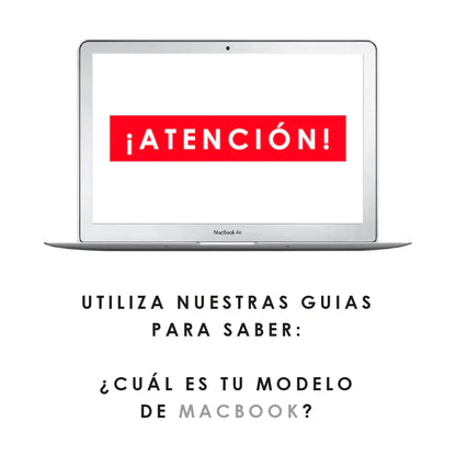 Funda ultra protectora para MacBook pintada a mano pieza única - Blanca