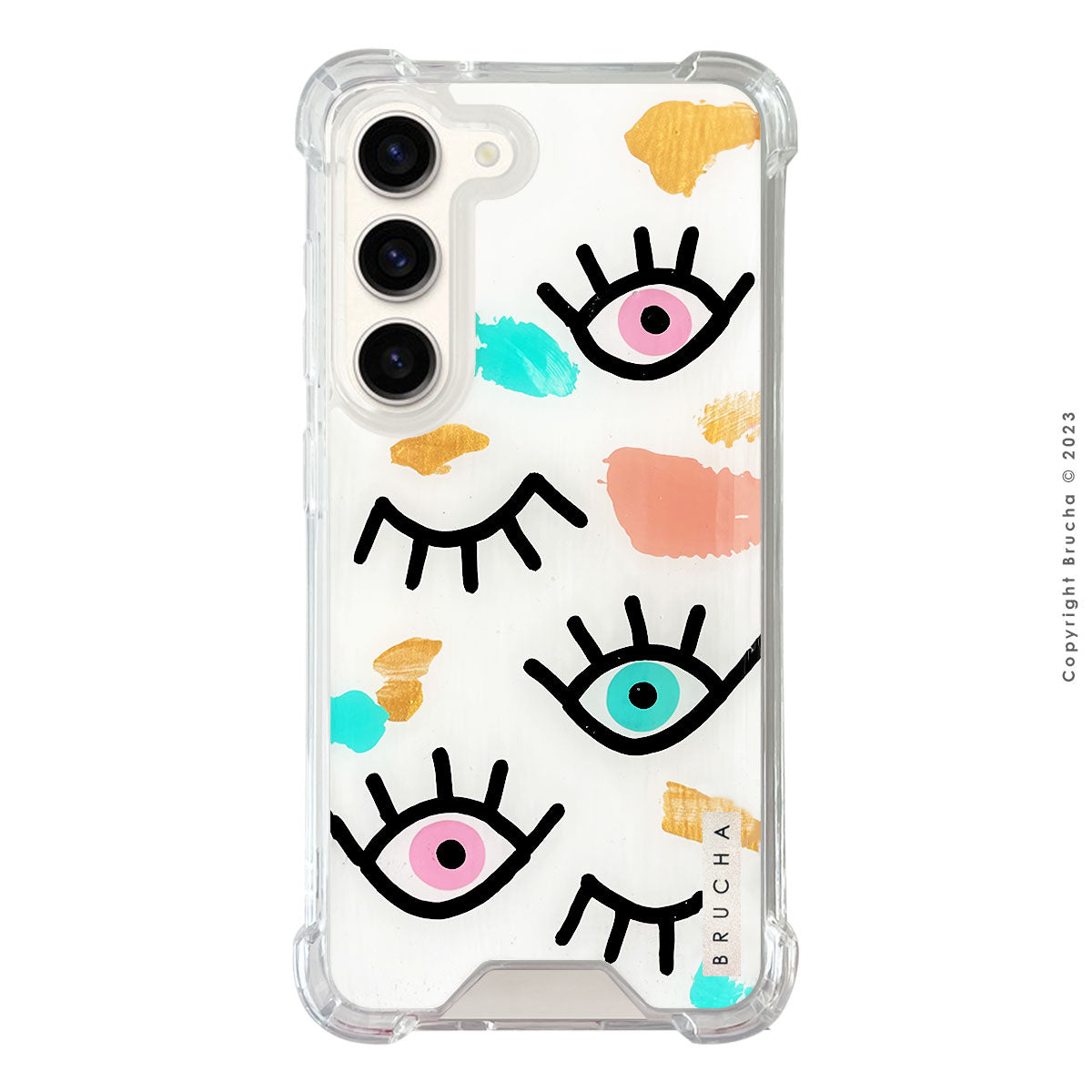 Funda ultra protectora pintada a mano para Samsung Galaxy S23 - I See You