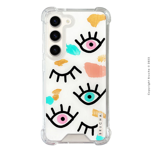 Funda ultra protectora pintada a mano para Samsung Galaxy S23 - I See You