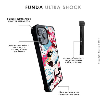 Funda para iPhone ultra resistente impresa con Print original de Brucha - Bari