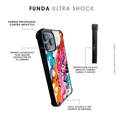 Funda para iPhone ultra resistente impresa con Print original de Brucha - Turín