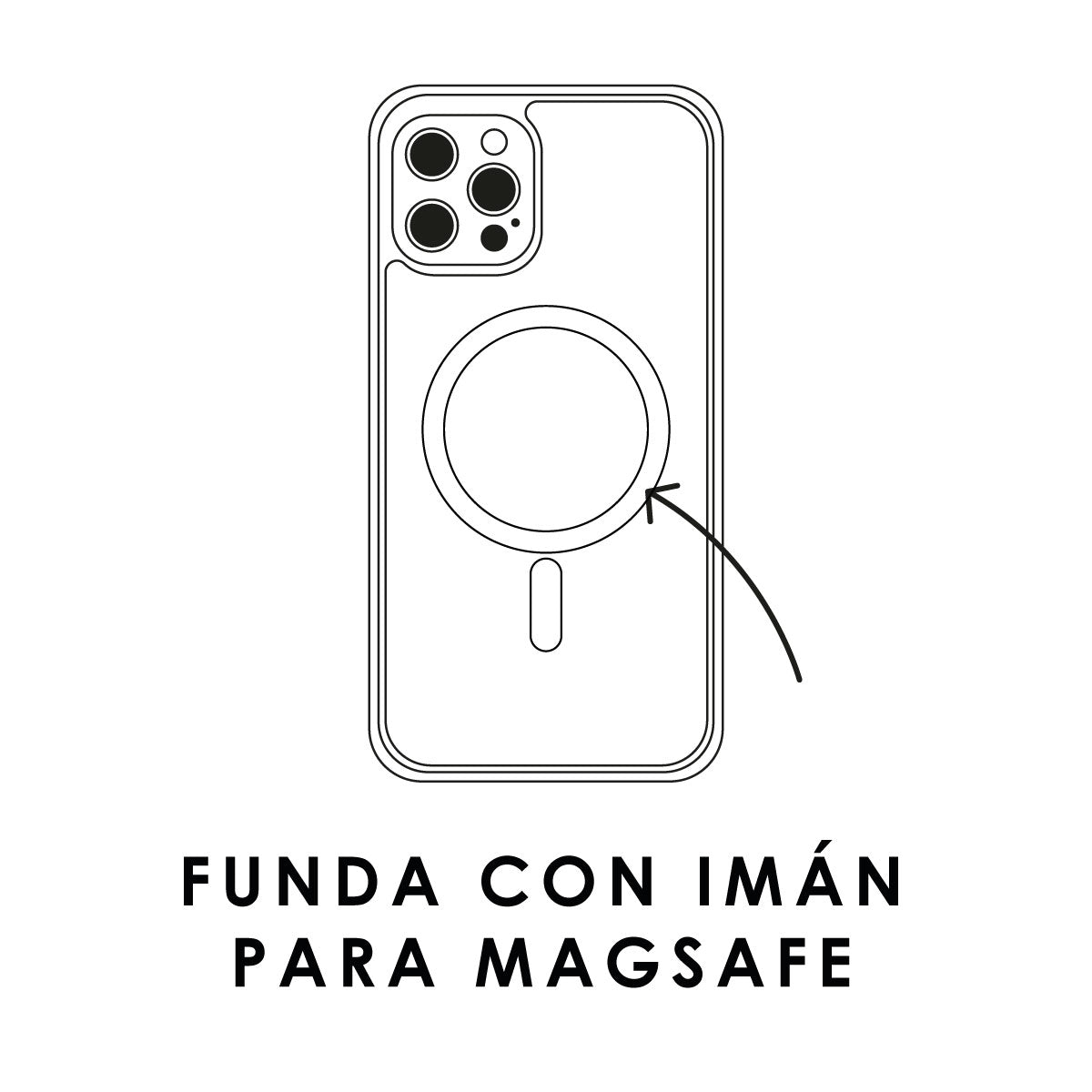 Imán para hacer tu funda compatible con MagSafe