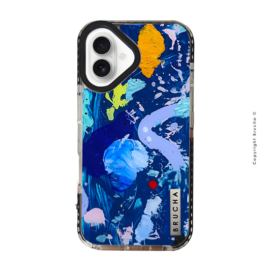 Funda ultra protectora pintada a mano para iPhone 16 Plus - Wet