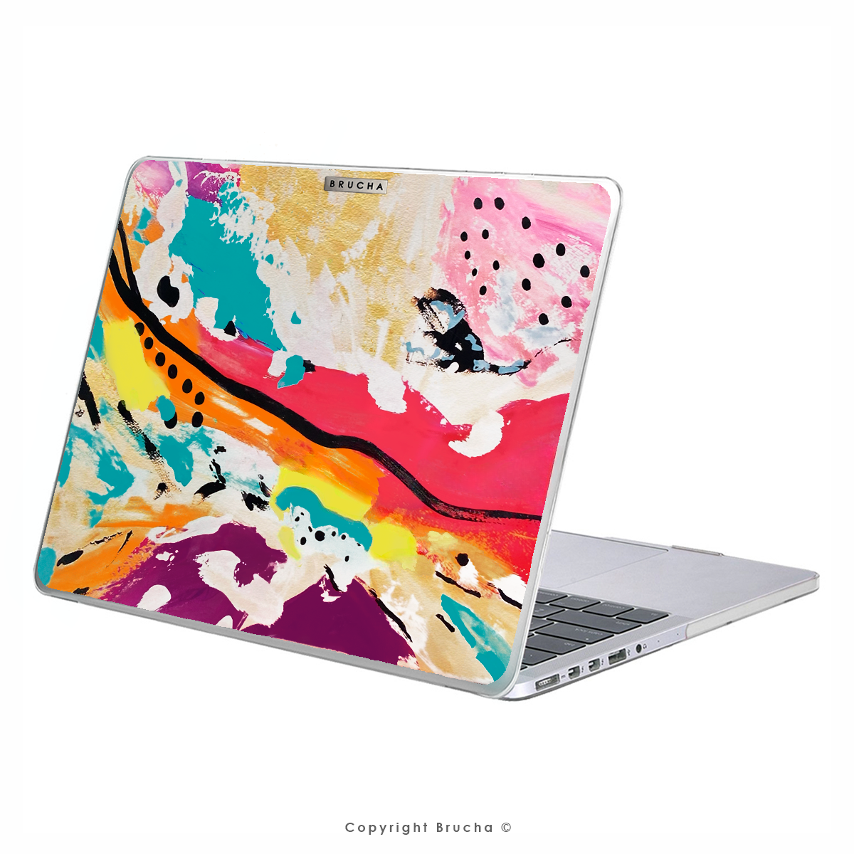 Funda ultra protectora para MacBook pintada a mano pieza única - Petra