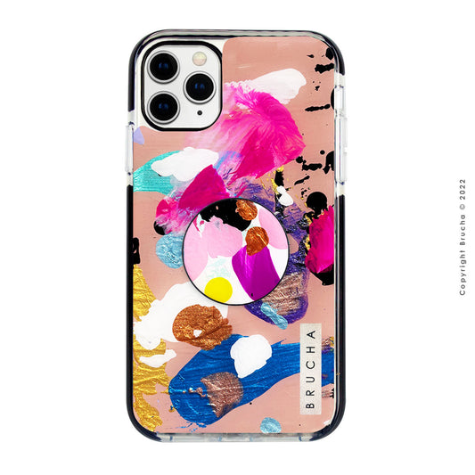 Funda ultra protectora con holder match pintada a mano para iPhone 11 Pro - Mirna