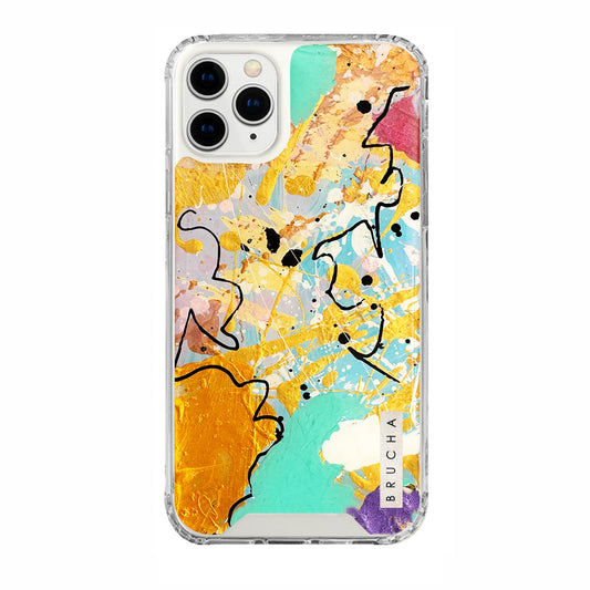 Funda Impact pintada a mano para iPhone 11 Pro Max - Nate