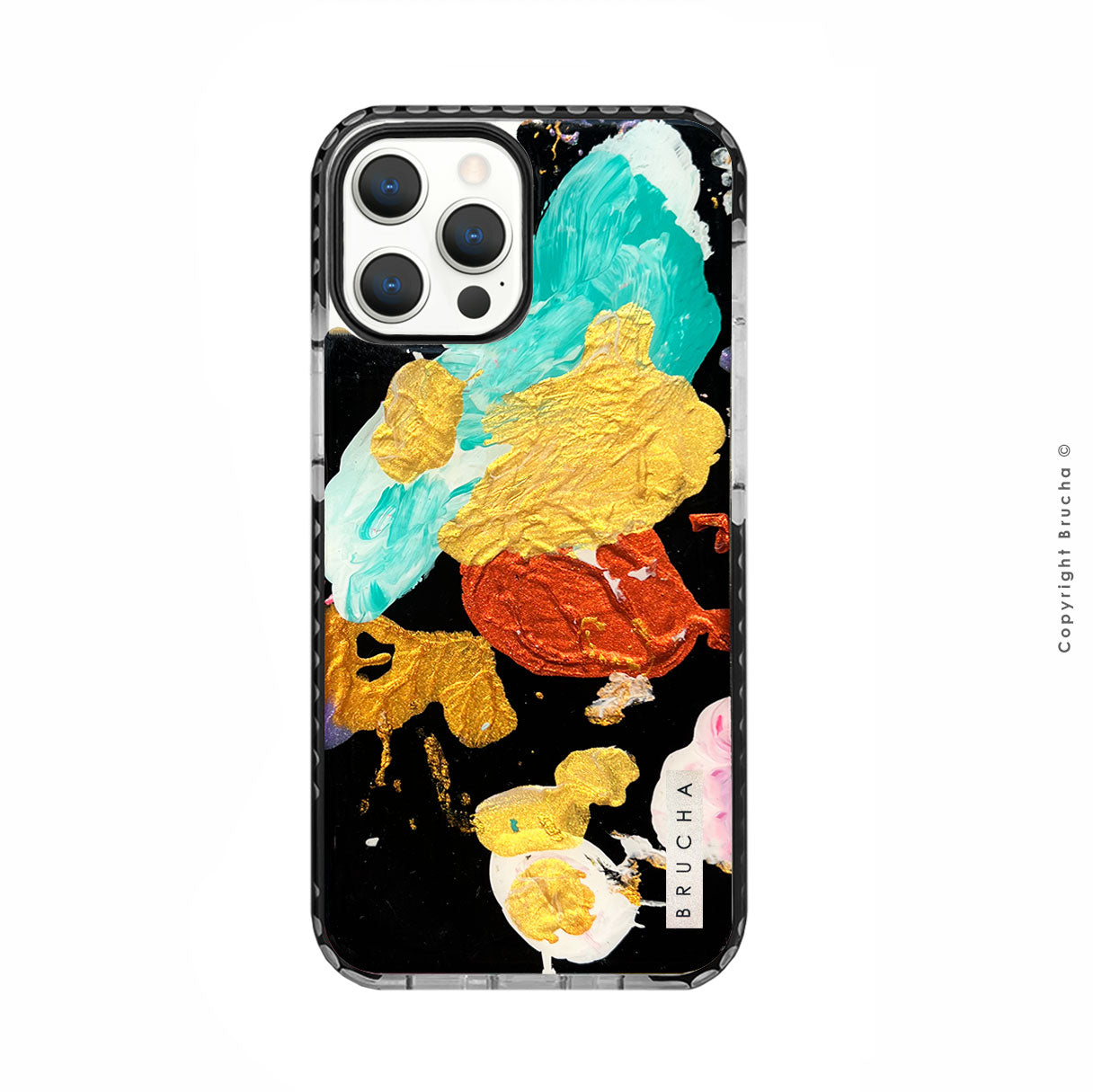 Funda ultra protectora pintada a mano para iPhone 12 Pro Max - Back