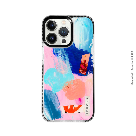 Funda ultra protectora pintada a mano para iPhone 13 Pro - Bluey