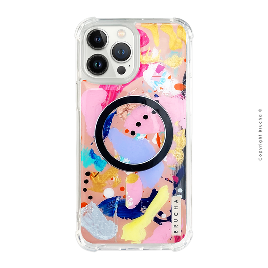 Funda Magsafe Impact pintada a mano para iPhone 13 Pro Max - Everly