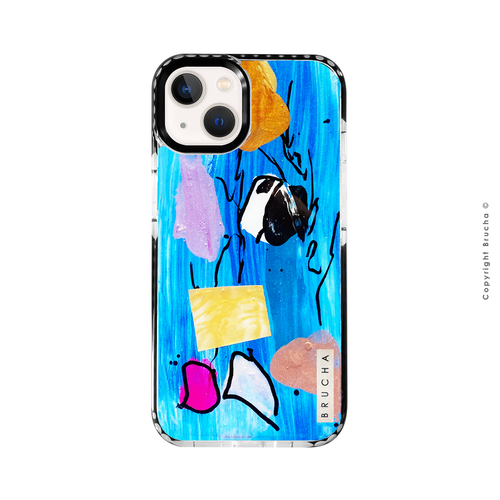 Funda ultra protectora pintada a mano para iPhone 13 - Lira