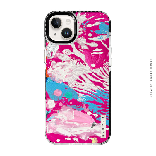 Funda ultra protectora pintada a mano para iPhone 14/15 Plus – Leocadia