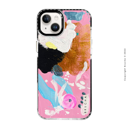 Funda ultra protectora pintada a mano para iPhone 14/15 Plus – Melusine