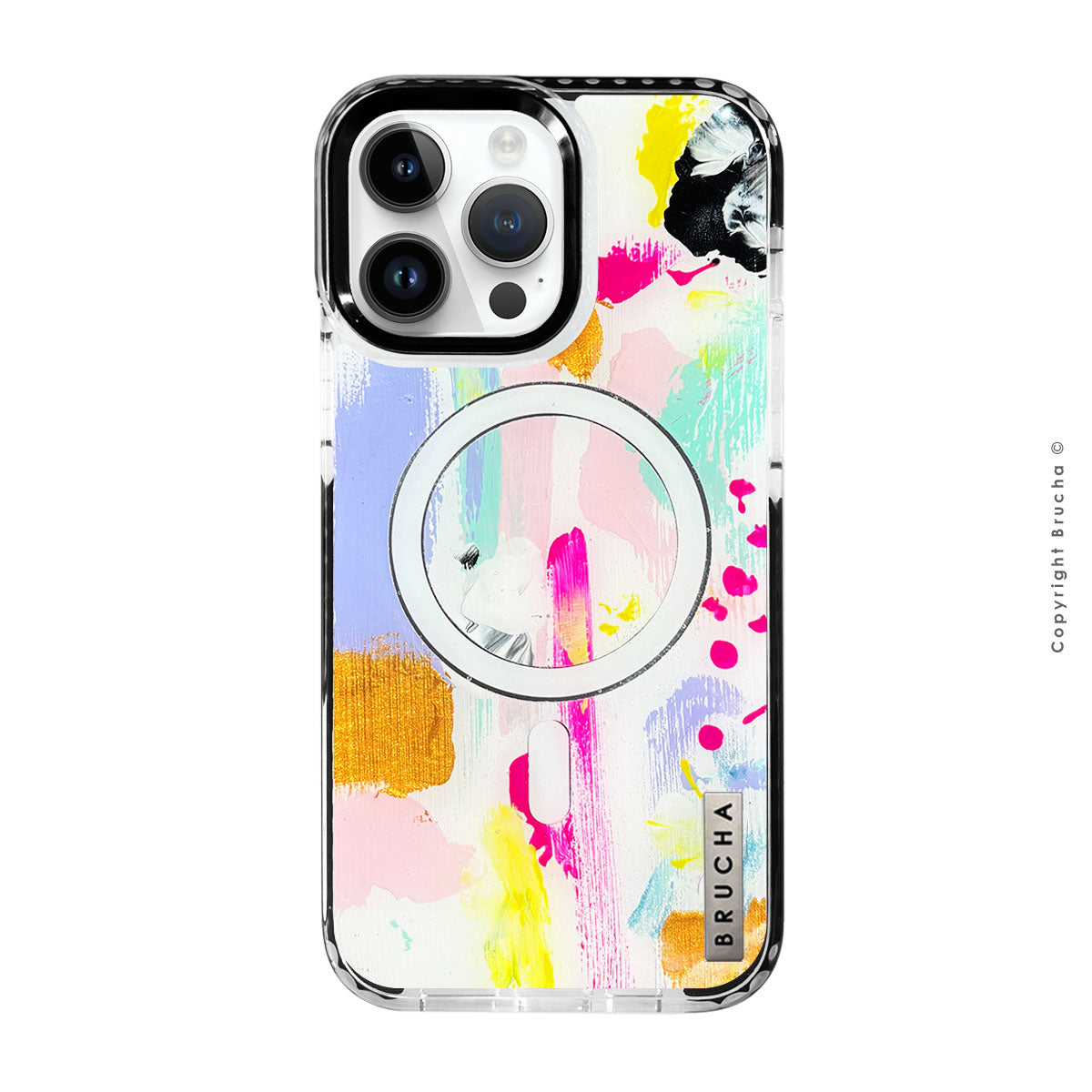 Funda Magsafe ultra protectora pintada a mano para iPhone 14 Pro Max - Katelyn