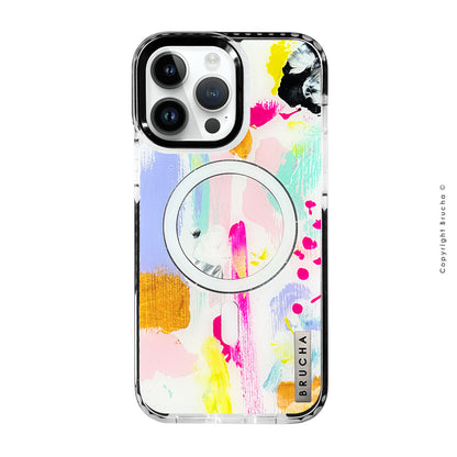 Funda Magsafe ultra protectora pintada a mano para iPhone 14 Pro Max - Katelyn