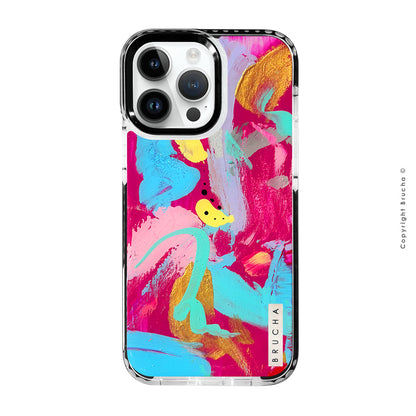 Funda ultra protectora pintada a mano para iPhone 14 Pro Max - Life