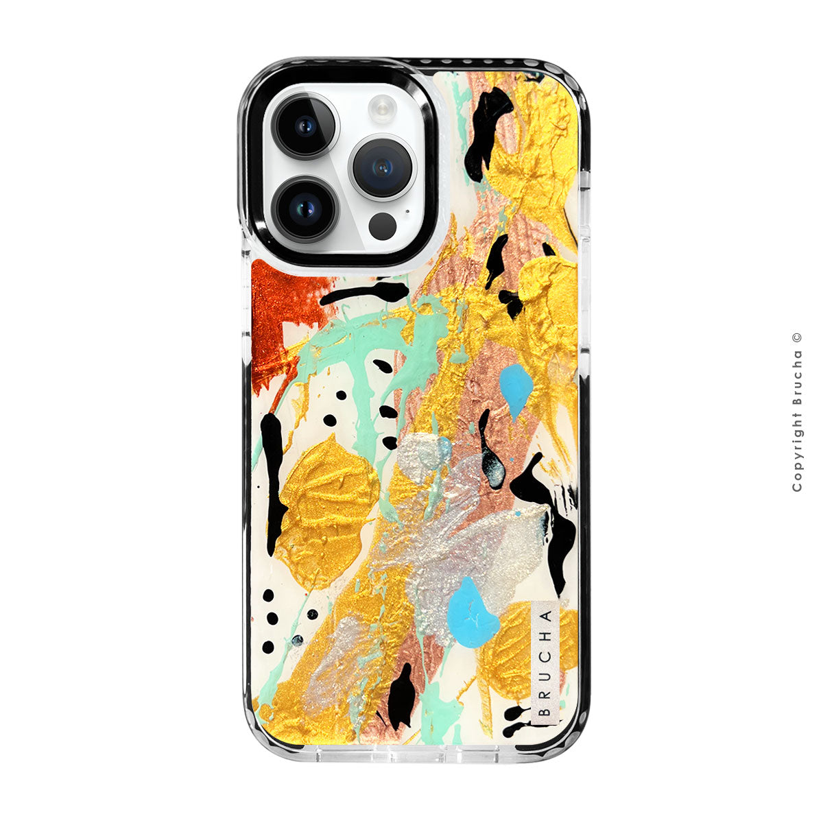 Funda ultra protectora pintada a mano para iPhone 14 Pro Max - Art