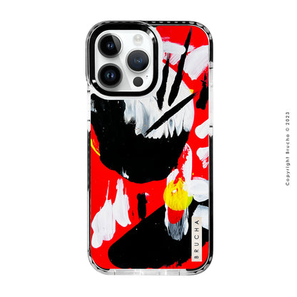 Funda ultra protectora pintada a mano para iPhone 14 Pro Max - Red