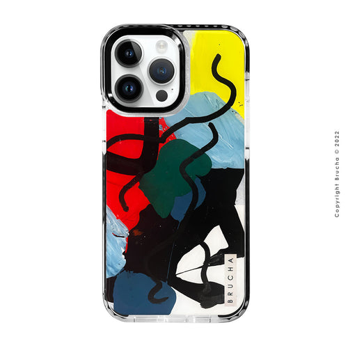 Funda ultra protectora pintada a mano para iPhone 14 Pro Max - Moka