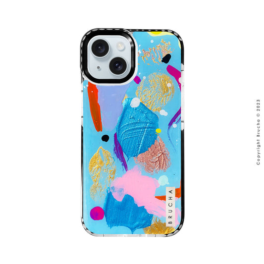 Funda ultra protectora pintada a mano para iPhone 15 - Karla