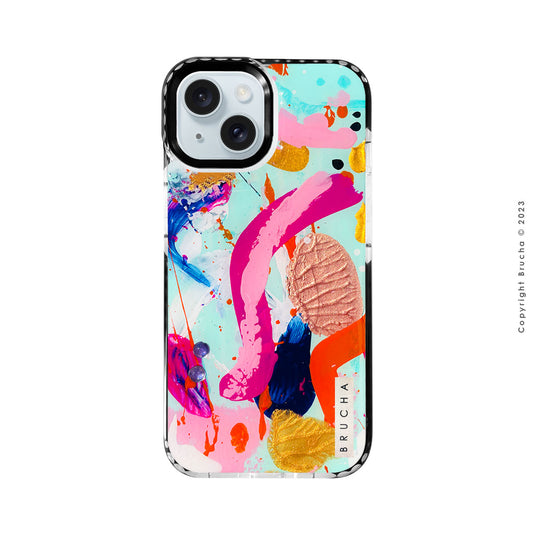 Funda ultra protectora pintada a mano para iPhone 15 -  Chuto BRILLANTES EDICIÓN LIMITADA💎