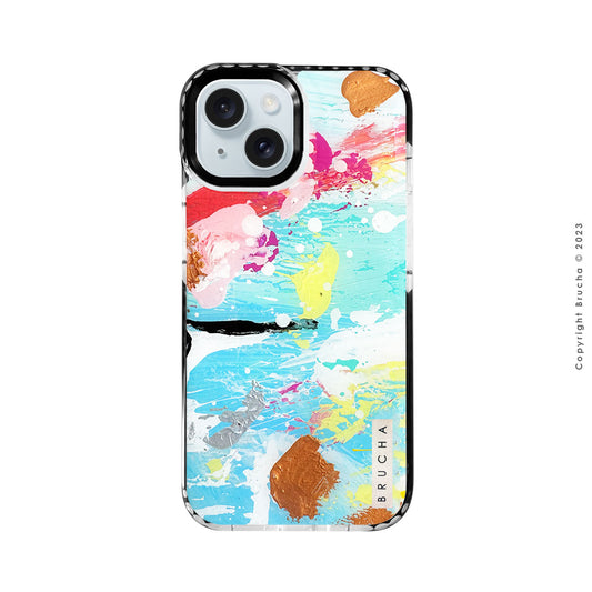 Funda ultra protectora pintada a mano para iPhone 15 - Banoffee