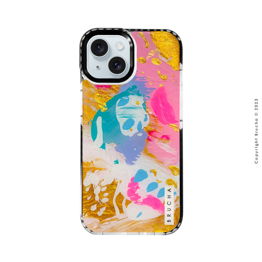 Funda ultra protectora pintada a mano para iPhone 15 - Angie