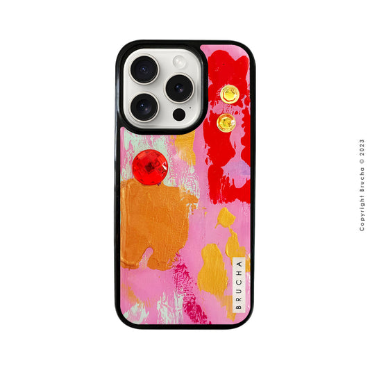 Funda ultra protectora pintada a mano para iPhone 15 Pro - Pascal BRILLANTES EDICIÓN LIMITADA💎