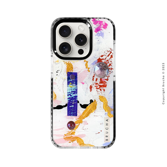 Funda ultra protectora pintada a mano para iPhone 15 Pro - Lizzie BRILLANTES EDICIÓN LIMITADA💎