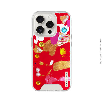 Funda Impact pintada a mano para iPhone 15 Pro - Linz BRILLANTES EDICIÓN LIMITADA💎