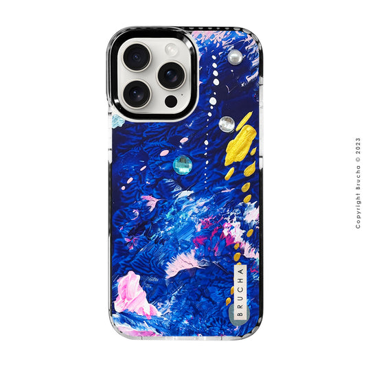 Funda ultra protectora pintada a mano para iPhone 15 Pro Max - Veena BRILLANTES EDICIÓN LIMITADA💎