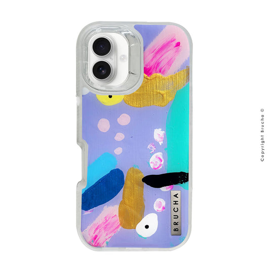 Funda ULTRA resistente transparente pintada a mano para iPhone 16 Plus - Alice