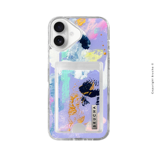 Funda Impact con cartera pintada a mano para iPhone 16 Plus - Cintia