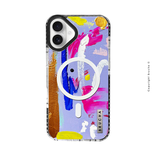 Funda Magsafe ultra protectora pintada a mano para iPhone 16 Plus - Lily