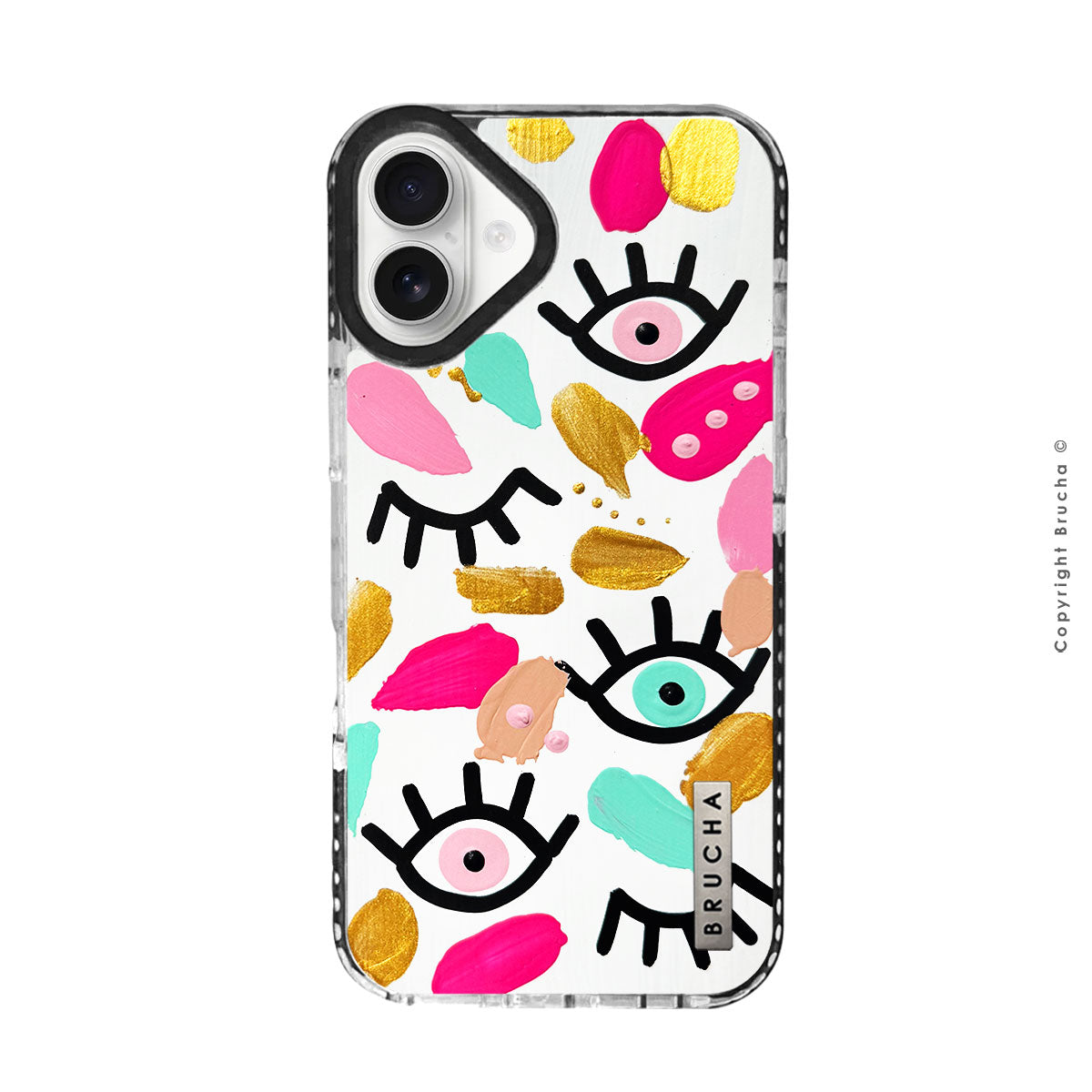 Funda ultra protectora pintada a mano para iPhone 16 Plus - I See You