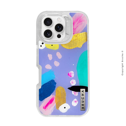 Funda ULTRA resistente transparente pintada a mano para iPhone 16 Pro - Alice