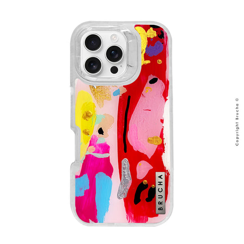 Funda ULTRA resistente transparente pintada a mano para iPhone 16 Pro Max - Mate