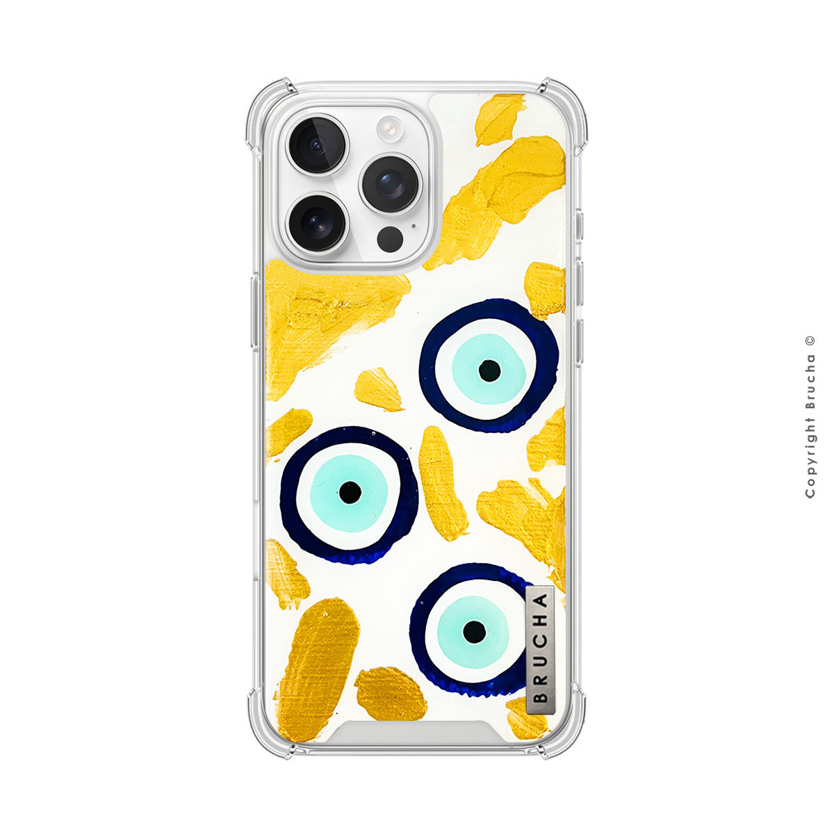 Funda impact pintada a mano para iPhone -  Ojo Turco