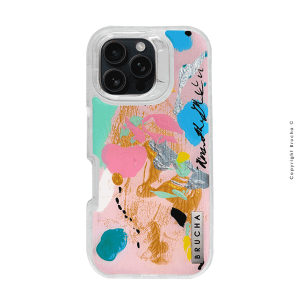 Funda ULTRA resistente transparente pintada a mano para iPhone 16 Pro Max - Karime