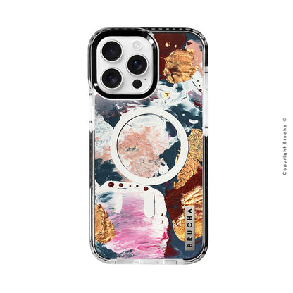 Funda Magsafe ultra protectora pintada a mano para iPhone 16 Pro Max - Reria