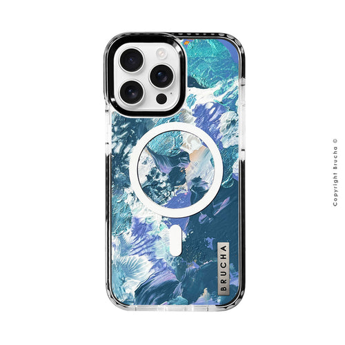 Funda Magsafe ultra protectora pintada a mano para iPhone 16 Pro Max - Someni