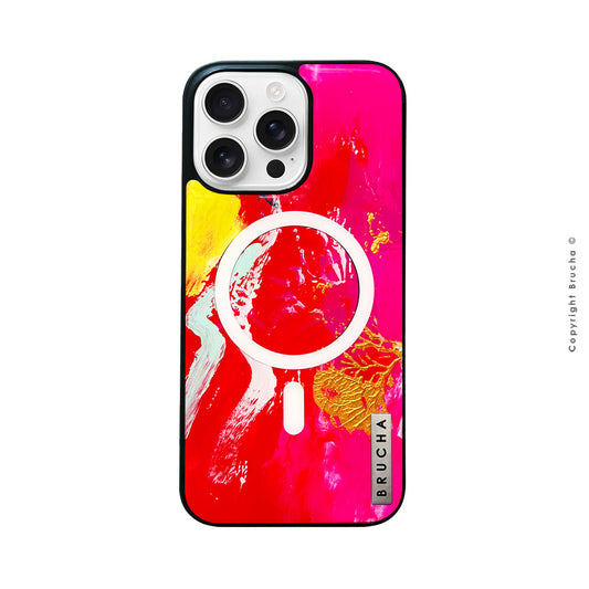 Funda Magsafe ultra protectora pintada a mano para iPhone 16 Pro Max - Fonik