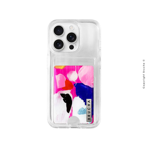 Funda Impact con cartera pintada a mano para iPhone 16 Pro - Randall