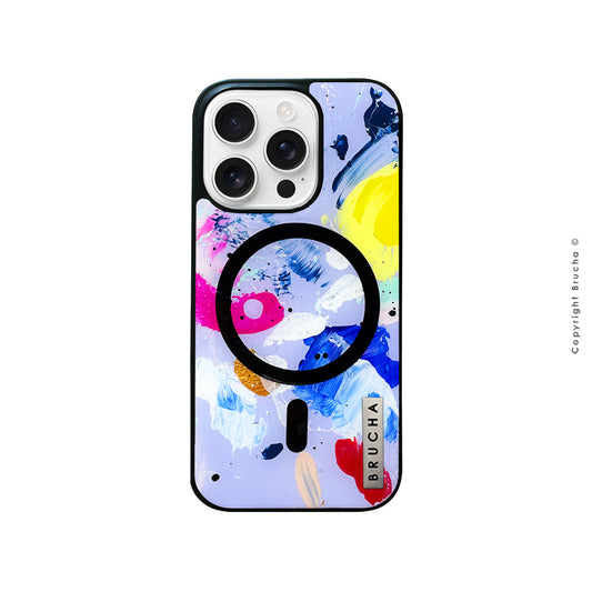 Funda Magsafe ultra protectora pintada a mano para iPhone 16 Pro - Nadir