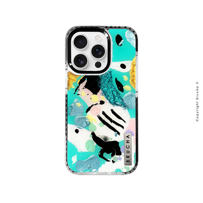 Funda ultra protectora pintada a mano para iPhone 16 Pro - Glowy