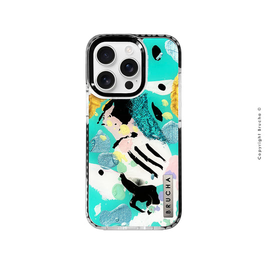 Funda ultra protectora pintada a mano para iPhone 16 Pro - Glowy