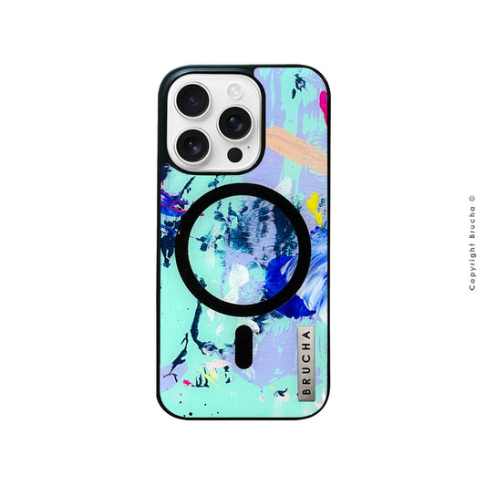 Funda Magsafe ultra protectora pintada a mano para iPhone 16 Pro - Otto