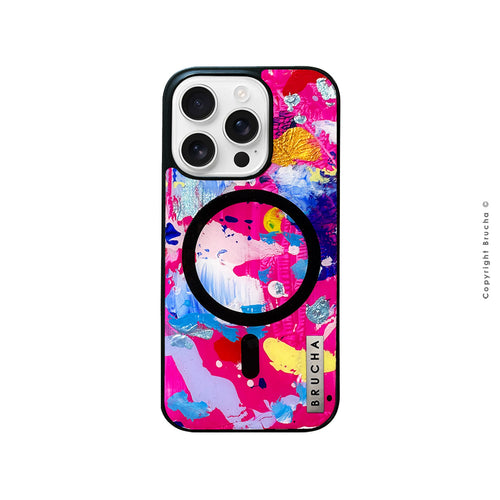 Funda Magsafe ultra protectora pintada a mano para iPhone 16 Pro - Fidel