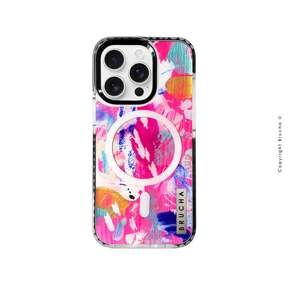 Funda Magsafe ultra protectora pintada a mano para iPhone 16 Pro - Zero