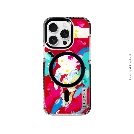 Funda Magsafe ultra protectora pintada a mano para iPhone 16 Pro - Movie